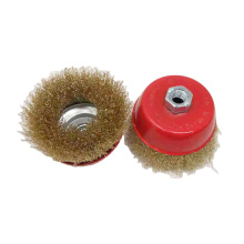 Hot Sale Polishing And Removing Metal External Mounted Crimped Steel NHXB-0015 Wire Cup Brush